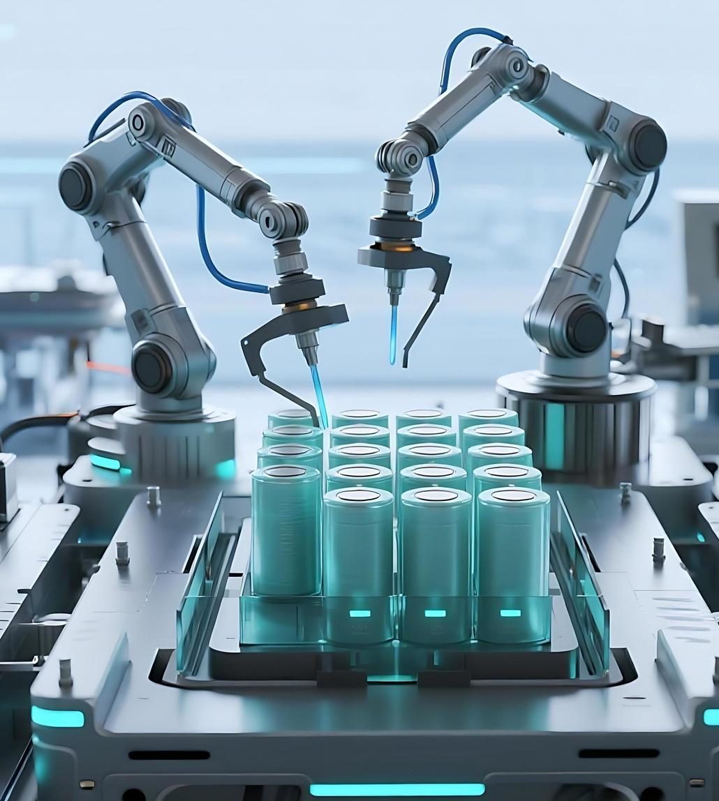 Man Using Measuring Tape in Factory Setting Man Using Measuring Tape in Factory Setting