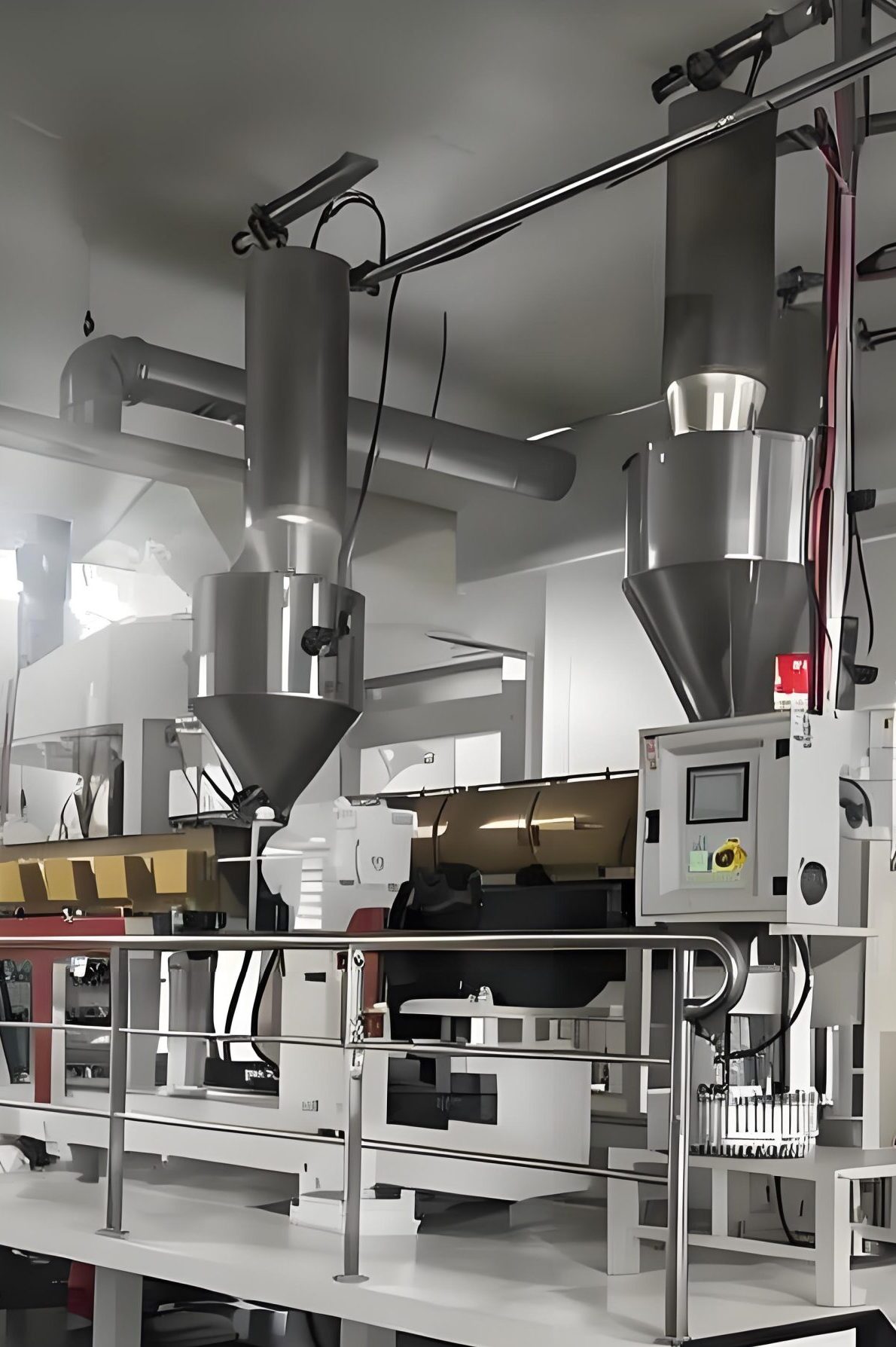 塑料挤出机加料