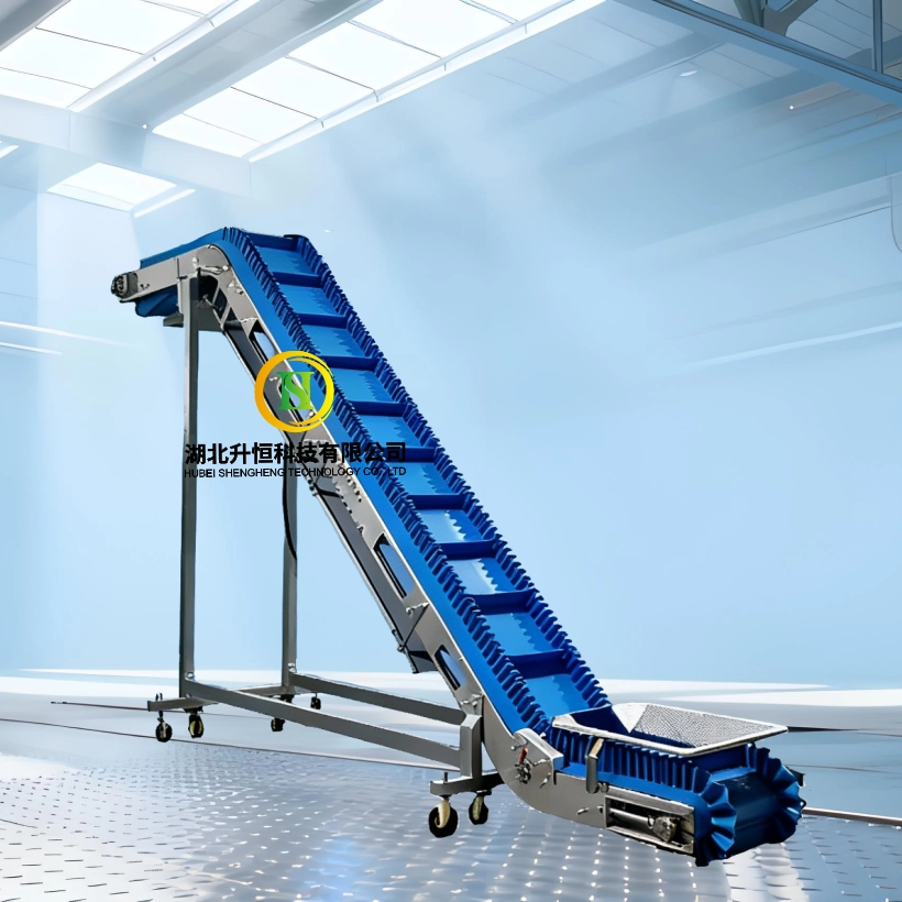 大倾角PU输送机