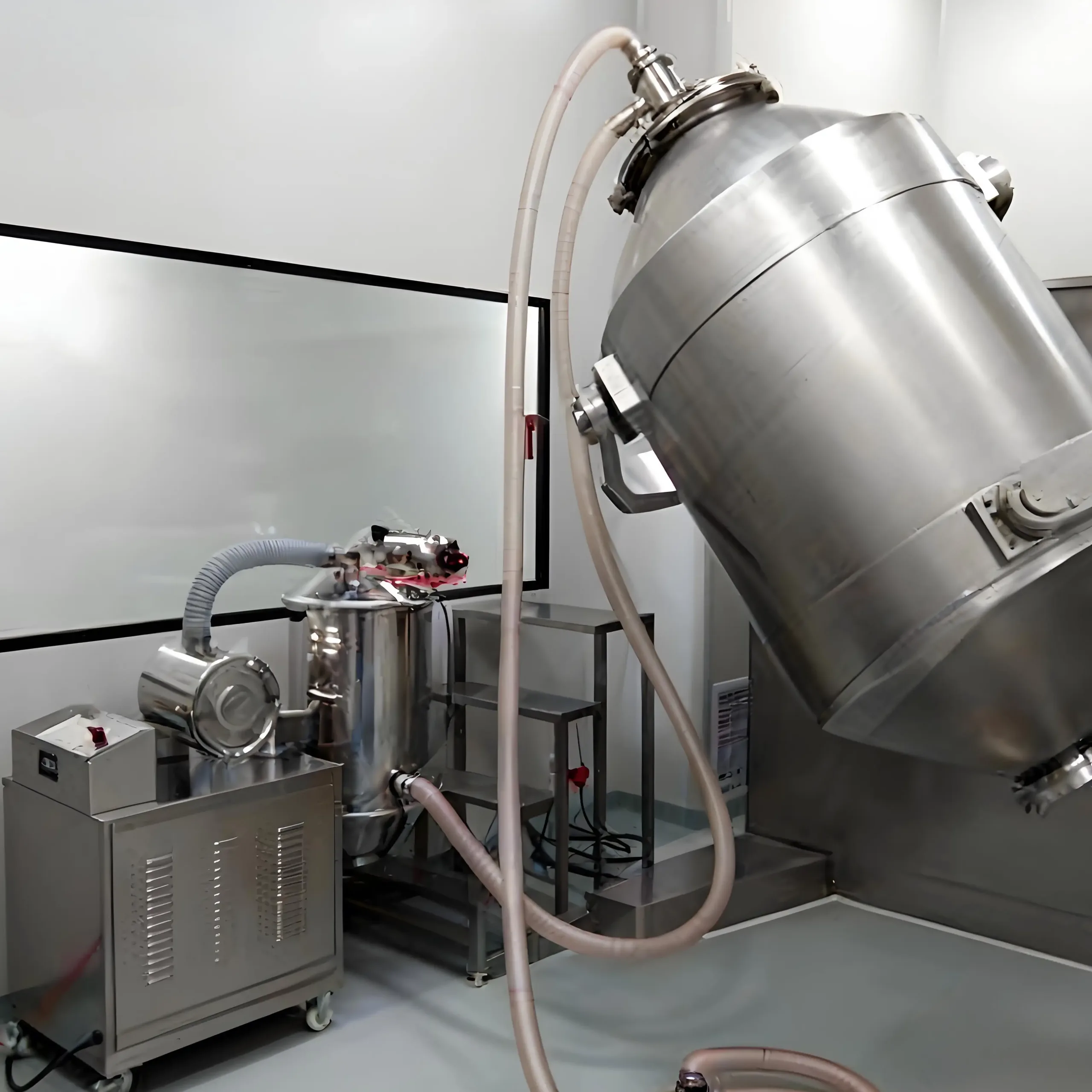 三维混合机加料