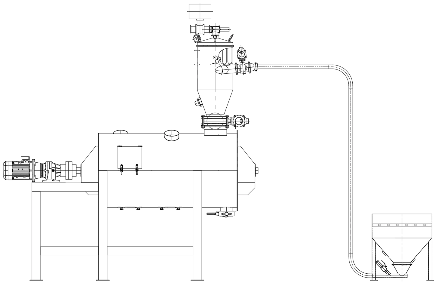 奶粉搅拌机上料示意图