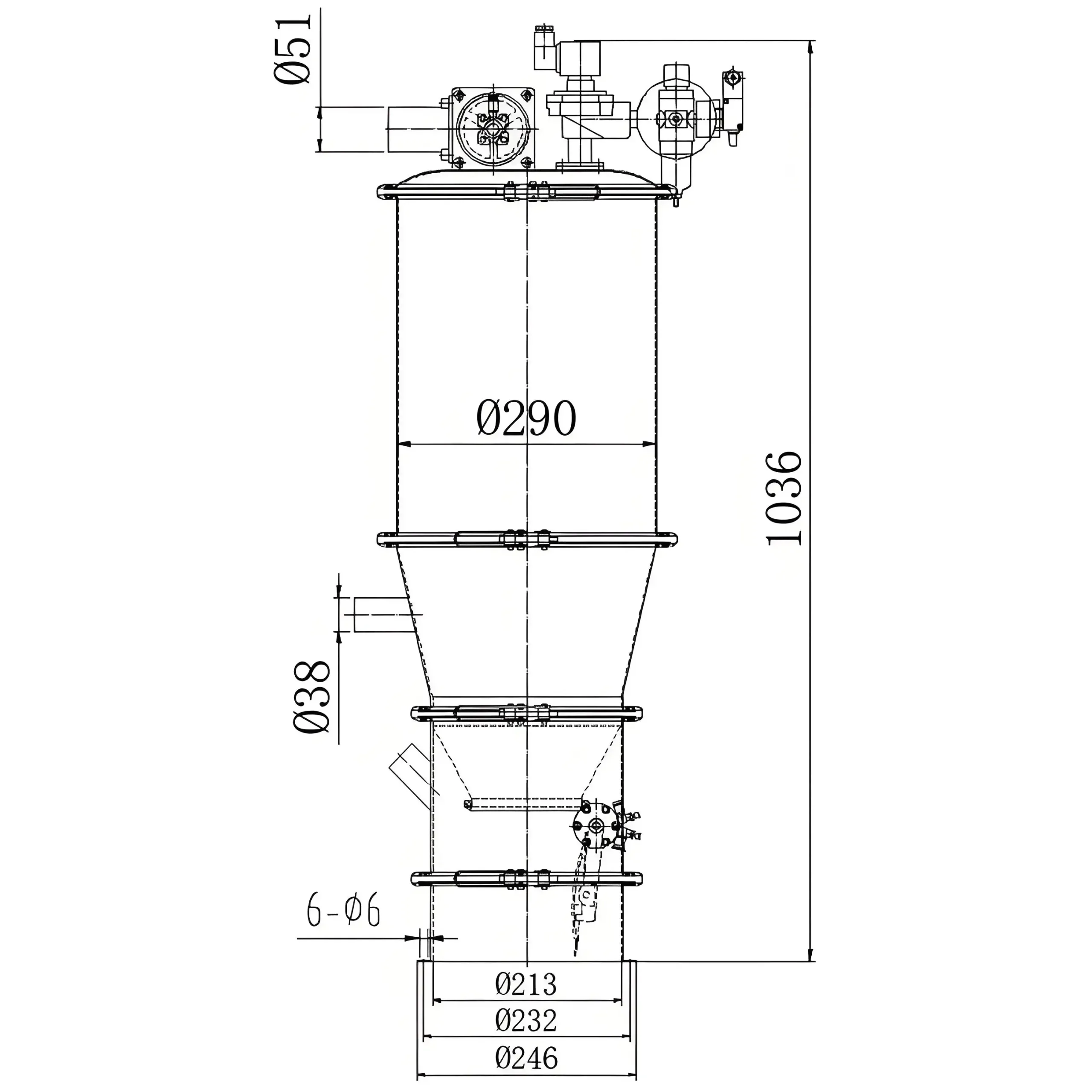电动真空上料机ZKJ-1图纸
