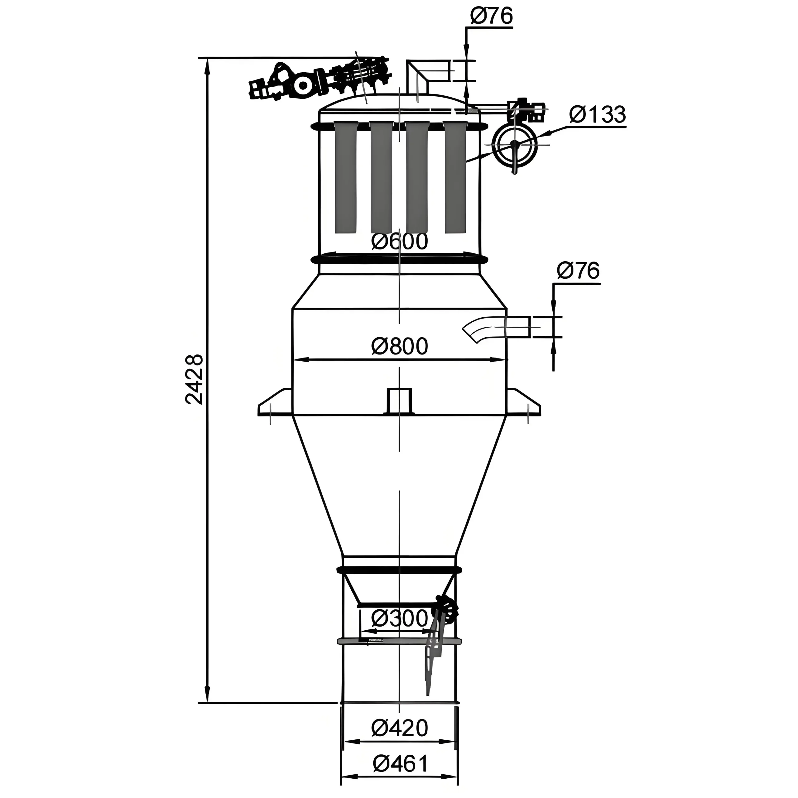 电动真空上料机ZKJ-20-5图纸