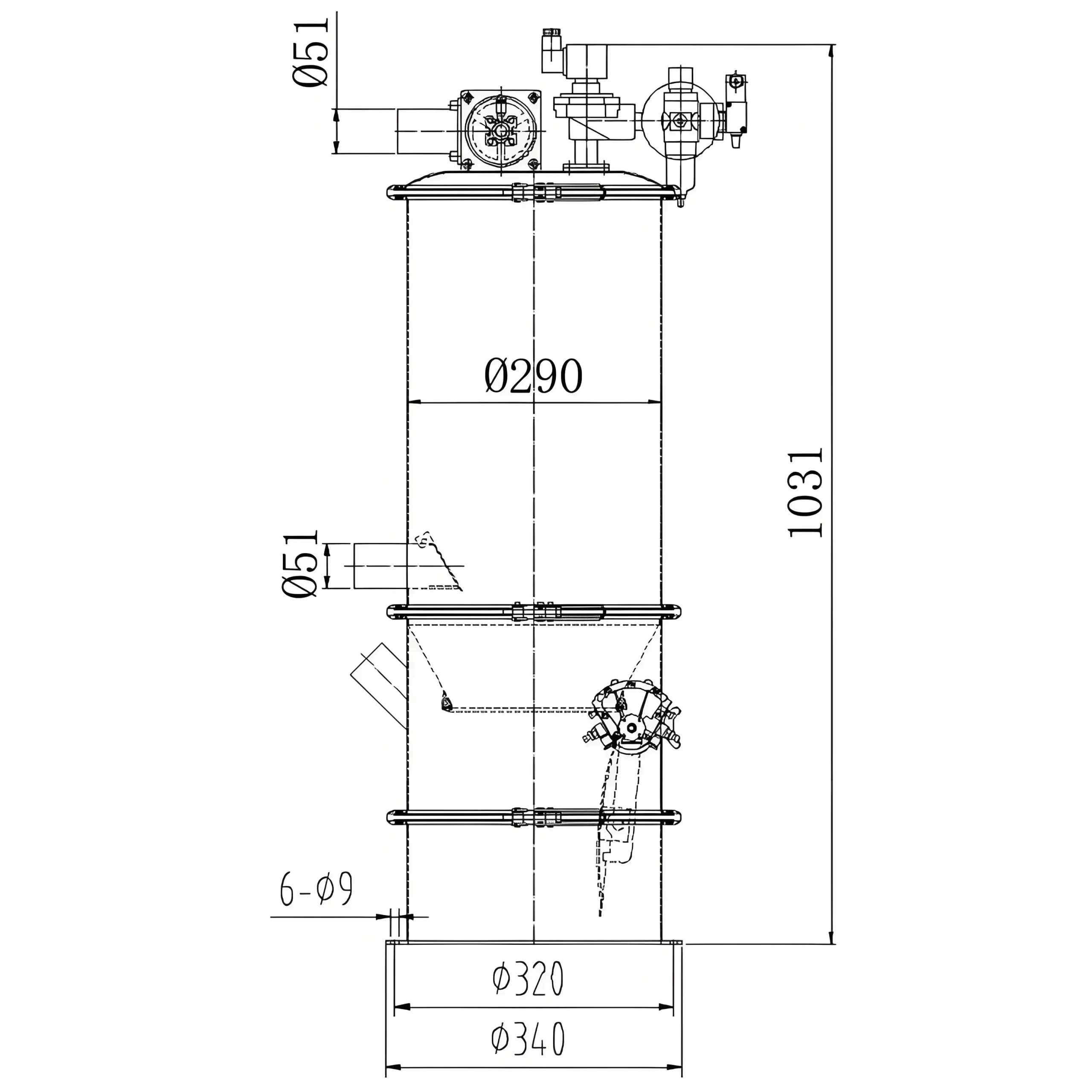 电动真空上料机ZKJ-1图纸
