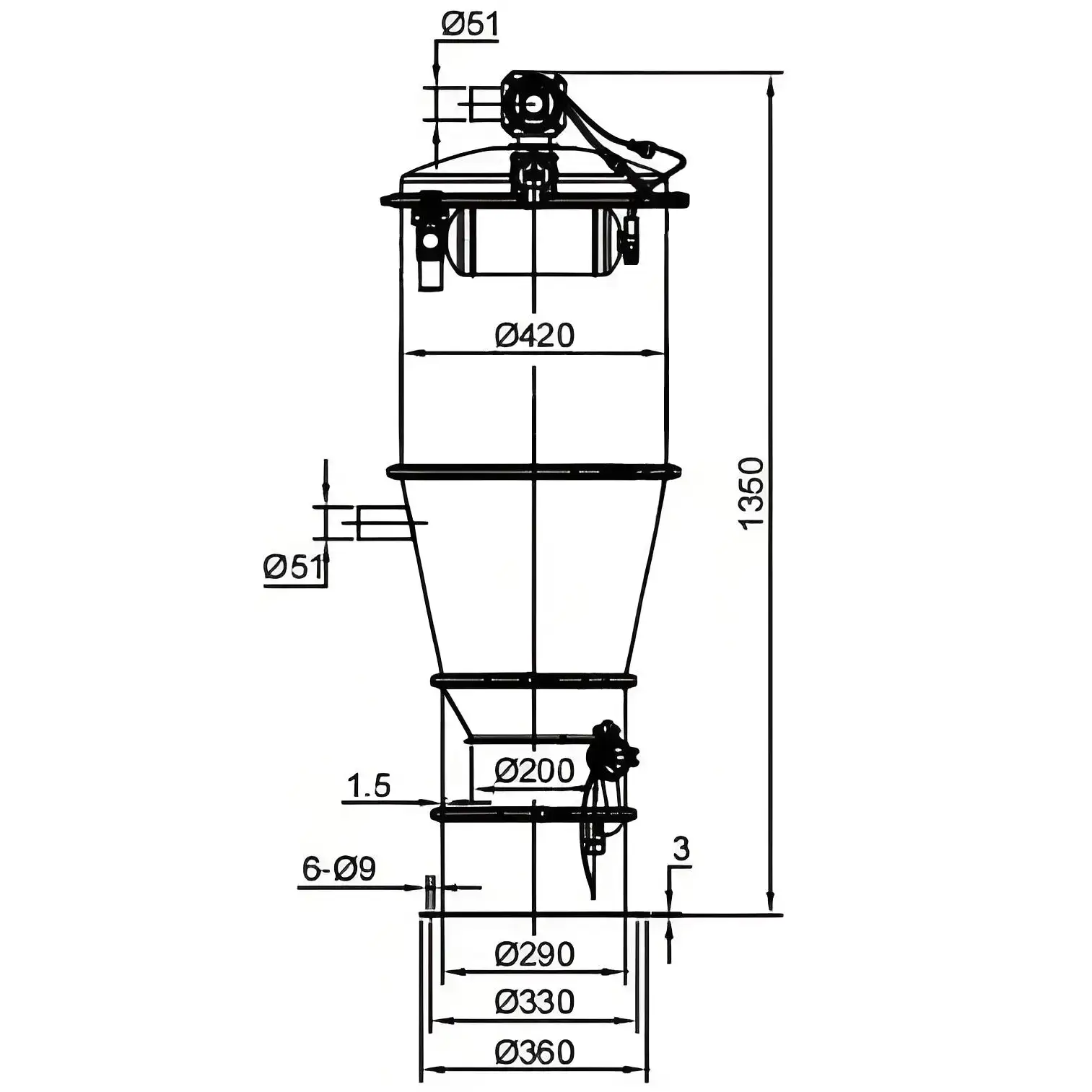 电动真空上料机ZKJ-4图纸